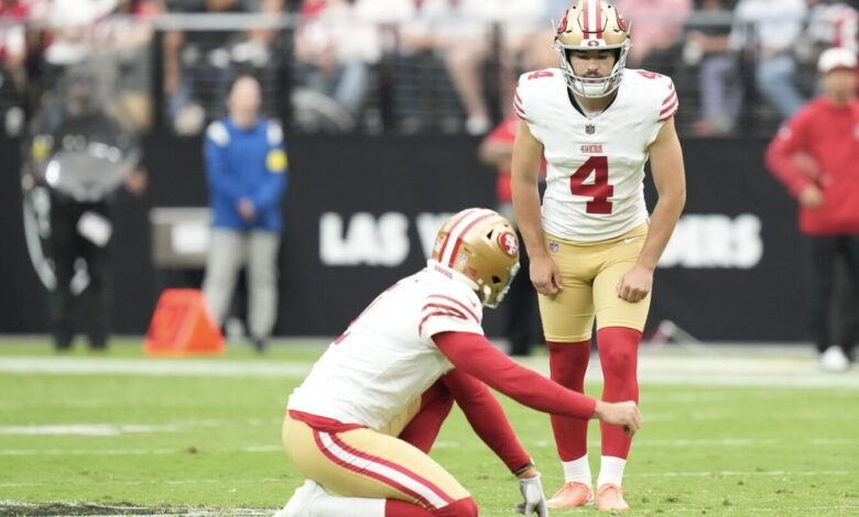 Kyle Shanahan dice que Jake Moody llegó al punto en que los 49ers no tuvieron más remedio que cortarlo