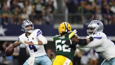 Sunday Night Football: Cowboys grabó dos touchdown en los últimos 41 segundos para liderar