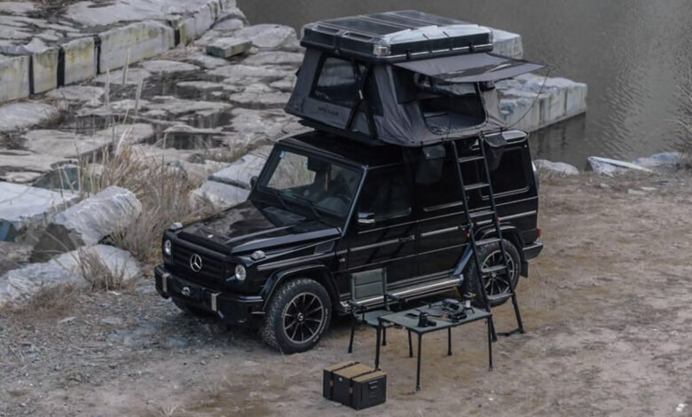 Wild Land Sky Rover es una tienda de campaña en la superficie