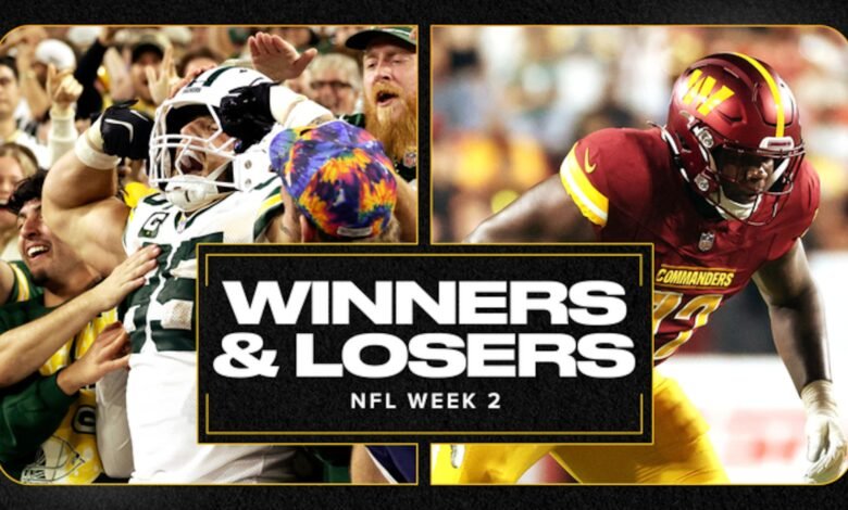 2025 NFL 2 semanas de ganadores y pérdidas