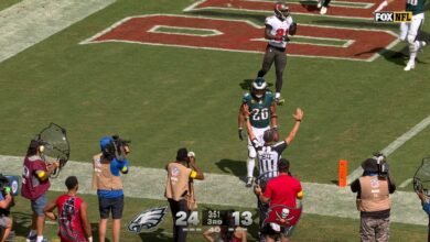 Saquon Barkley corre por TD de Fake Tush-Push Play Call, extendiendo el liderazgo de Eagles sobre Buccaneers | Lo más destacado de la NFL