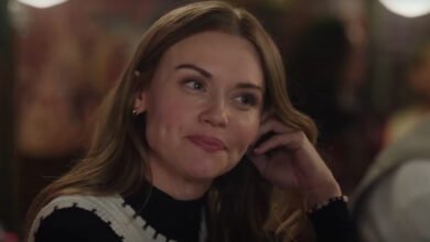 Las estrellas de touchdown de vacaciones en Hallmark llegaron a Telgate con los fanáticos de Buffalo Bill y yo (en los deportes) aceptamos el asunto con la respuesta de Holland Roden