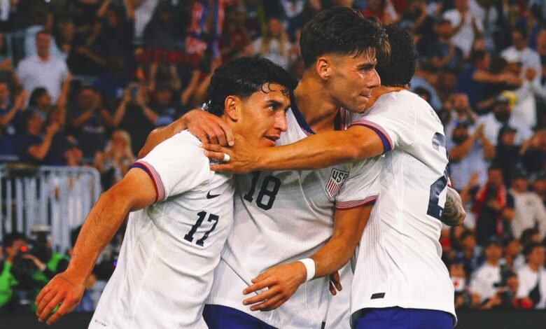 El equipo sudamericano en comparación con la actualización en vivo, el puntaje: Bilogun duplica el principal USMNT El equipo sudamericano en comparación con la actualización en vivo, el puntaje: Bilogun duplica el principal USMNT
