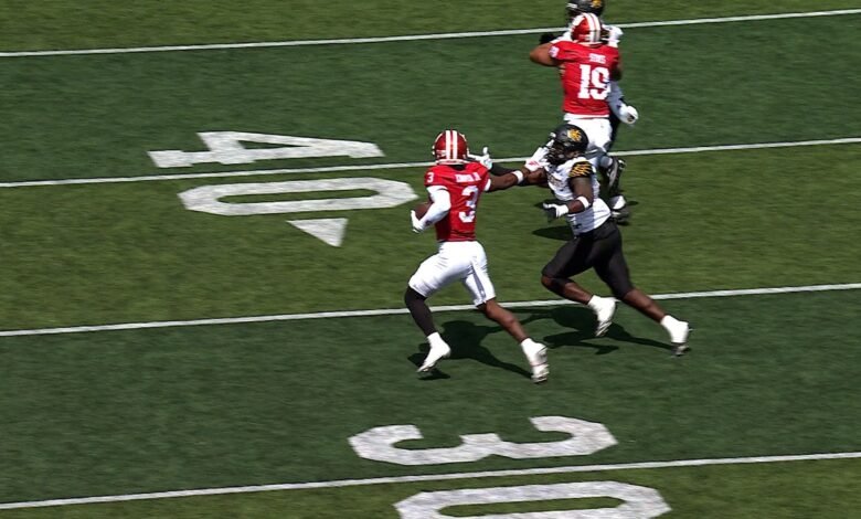 Omar Cooper Jr. Tómelo a 75 yardas para hacer TD, expandir el liderazgo de Indiana en Kennesaw Omar Cooper Jr. Tómelo a 75 yardas para hacer TD, expandir el liderazgo de Indiana en Kennesaw