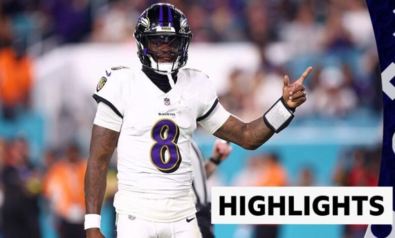 Jackson regresó de una lesión cuando los Ravens derrotaron a los Dolphins Jackson regresó de una lesión cuando los Ravens derrotaron a los Dolphins