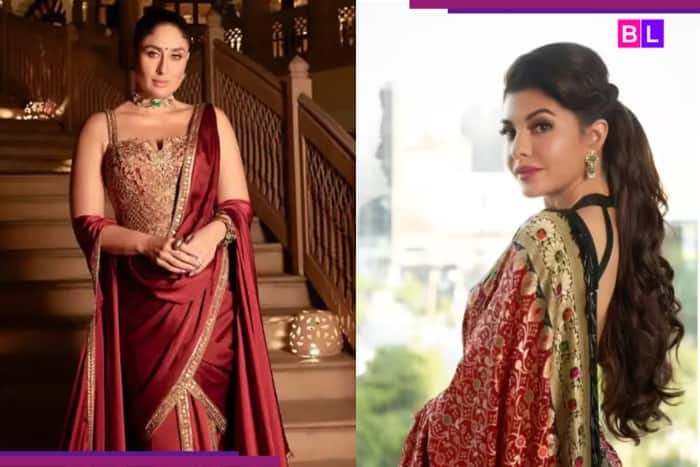 Desde Kareena Kapoor hasta Kajal, estas actrices de Bollywood pueden ayudarte a clavar las blusas opuestas perfectas con sari rojo