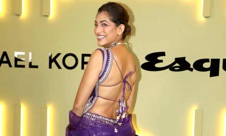 Precioso look de Diwali de Kubra Sait Precioso look de Diwali de Kubra Sait