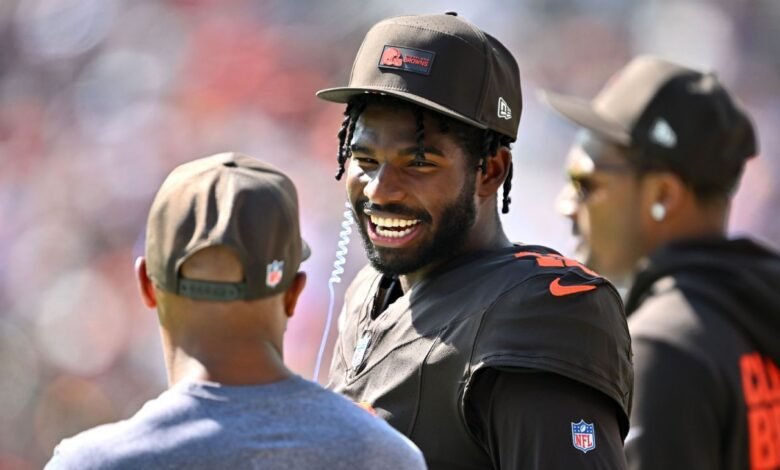 Shedeur Sanders Pantomimes respondió a Browns QB Preguntas