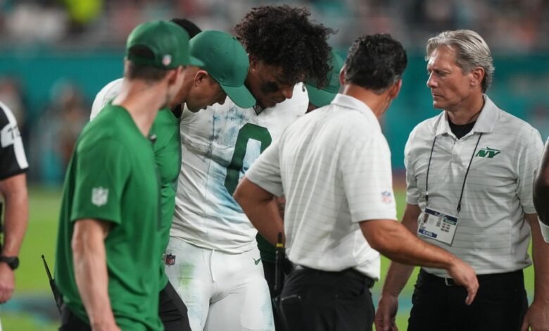 Jets RB Braelon Allen en IR, se quedará fuera de 8 a 12 semanas