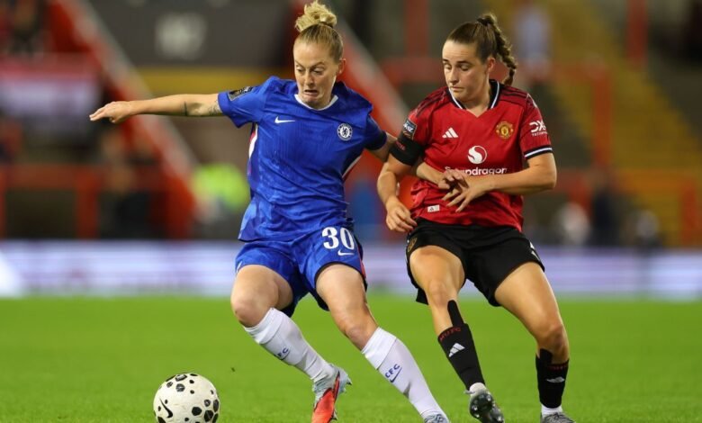 Man United Draw con Chelsea Signal Race WSL se redujo