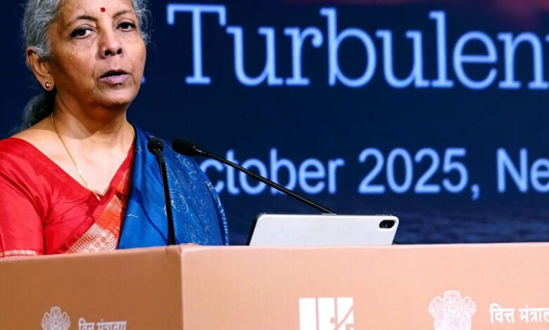 Fortaleza de consumo fuerte y choques externos: FM Sitharaman Fortaleza de consumo fuerte y choques externos: FM Sitharaman