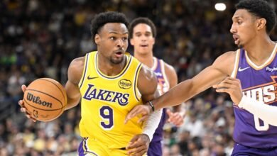 Bronny Cold en el lanzamiento antes del lanzamiento de Lakers; Redick elogia el crecimiento