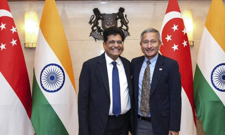 Piyush Goyal insta a los inversores con sede en Singapur a explorar oportunidades en la India Piyush Goyal insta a los inversores con sede en Singapur a explorar oportunidades en la India