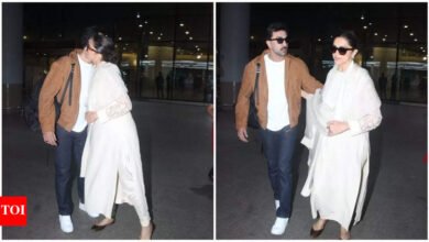Ranbir Kapoor y Deepika Padukone intercambiaron cálidos abrazos, fueron vistos nuevamente juntos después de la reunión del aeropuerto de la mañana. Noticias de la película hindi