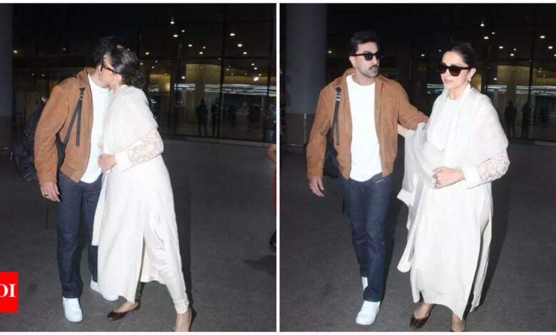 Ranbir Kapoor y Deepika Padukone intercambiaron cálidos abrazos, fueron vistos nuevamente juntos después de la reunión del aeropuerto de la mañana. Noticias de la película hindi