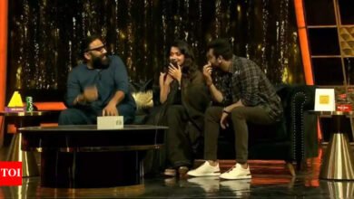 Lo que está sucediendo, cuando Ranbir Kapoor Rashmika sonrojó a Mandanna cuando le dijo que llamara a Vijay Devirakonda mientras promocionaba al animal. Noticias de la película Telugu
