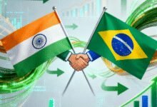 India, Brasil, presiona para aumentar el comercio: acuerdo comercial especial, charla, enfoque en el acceso al mercado; Colaboración en farmacéutica y banca en foco