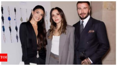 Jacqueline Fernández abrazó a David Beckham, fascinó a Victoria Beckham con su apariencia: Ver |