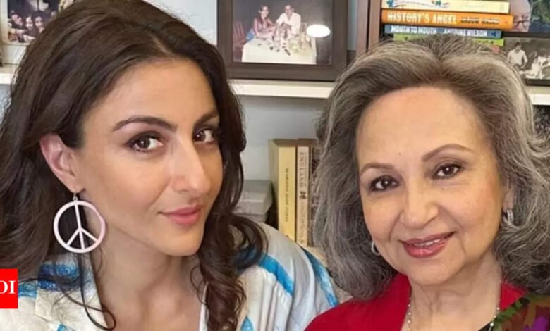 Sharmila Tagore abrió su auto, una bicicleta subió a un evento, Soha Ali Khan dijo: ‘Amma, 80’. Noticias de películas hindi