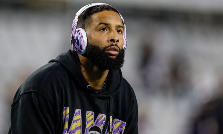 Odell Beckham Jr. acepta seis suspensiones de PED de la NFL.