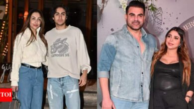 Tan pronto como Arhan Khan dio la bienvenida a Arbaaz Khan, Malaika Arora respondió, de una manera sonriente adorable, la niña de Samura Khan, la imagen dentro. Noticias de la película hindi