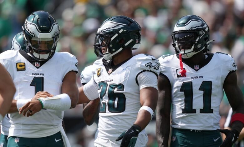 Saquon Barkley, Jalen duele con vistas a AJ Brown