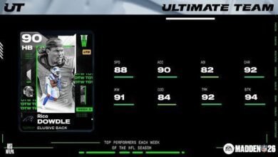 Dowdle y Simmons encabezan el equipo de la semana 5 en Madden NFL 26