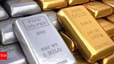 Precio de la plata de hoy: el metal blanco cae 3.000 rupias a 1,82 rupias lakh El oro alcanza un récord de 1,31 rupias lakh/10 g en medio de la demanda festiva