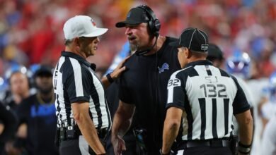 Dan Campbell: Los funcionarios dicen que la llamada ilegal para el arresto de Jared Goff TD provino de Nueva York