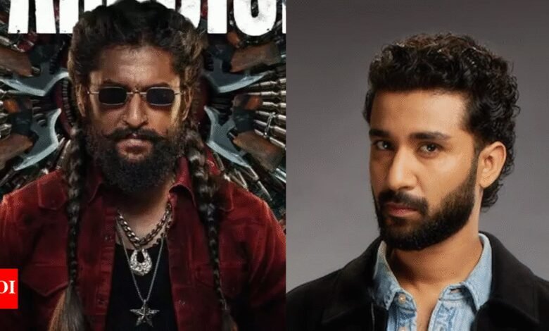 Raghav Juwal durante su debut en Major Makeover de la película de Nani-Srikant Odela ‘The Paradise’. Raghav Juwal durante su debut en Major Makeover de la película de Nani-Srikant Odela ‘The Paradise’.