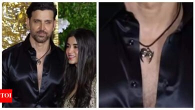 Hrithik Roshan revive el rumor de ‘Krrish 4’; Use colgantes de máscaras icónicas en la fiesta de Diwali – FOTOS |