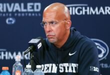 Fútbol universitario entre los 10 últimos después de la semana 7: el último acto de James Franklin