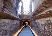 El túnel secreto del Coliseo que permitía a los emperadores romanos visitar a los gladiadores y esquivar a las turbas se abre al público por primera vez
