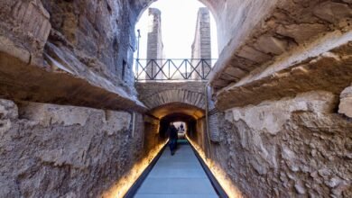El túnel secreto del Coliseo que permitía a los emperadores romanos visitar a los gladiadores y esquivar a las turbas se abre al público por primera vez