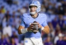 Max Johnson nombró a UNC QB1 y Clemson por Bill Belichick después de la lesión de Gio López.
