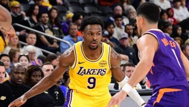 Bronny James anotó 8 puntos, los Lakers decepcionaron a los fanáticos de la NBA en la derrota contra Suns