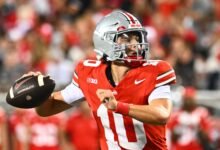 Julian Sayin, Jeremiah Smith, Carnell Tate impresiona a los fanáticos de CFB cuando OSU sopla a Minnesota
