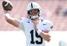 Según los informes, Drew Allar se sometió a una cirugía en el tobillo roto de PSU QB para recuperarse por completo.