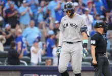 El juez Aaron, un acto criminal de los Yankees, hizo que los fanáticos decepcionen la derrota del Juego 1 de ALDS contra Blue Jays