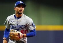Mookie Betts y Bryce Harper finalistas del Guante de Oro de la MLB 2025