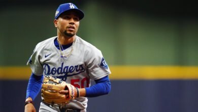 Mookie Betts y Bryce Harper finalistas del Guante de Oro de la MLB 2025