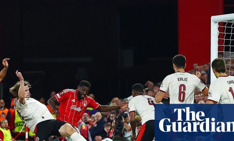 Los fanáticos del bosque de Nottingham llaman a Postecoglou Axe después de 23 días después de la derrota Europa | Liga Europa