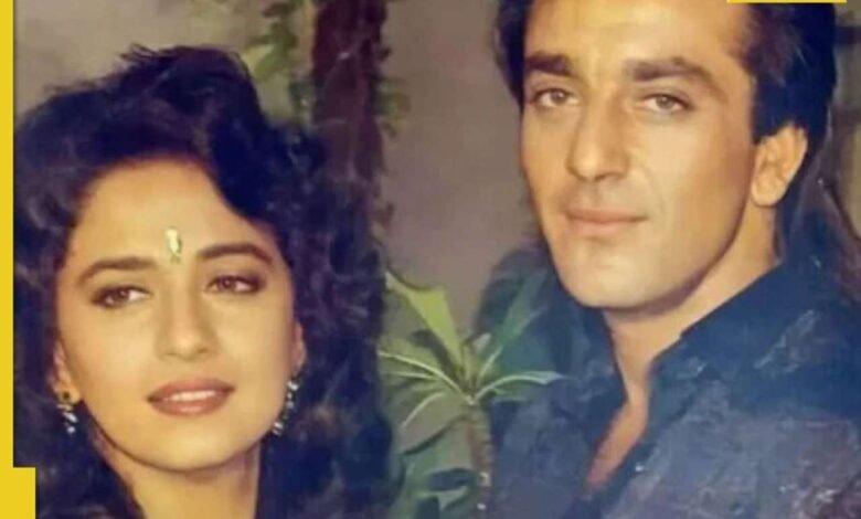 Madhuri Dixit Sanjay Dutt Evite hacer clic con el post-grast: ‘Está asustado …’