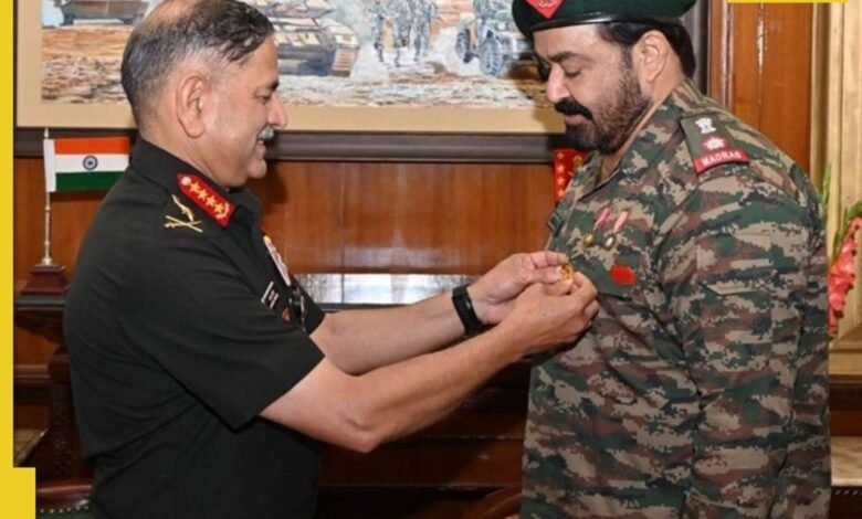 Mohanlal recibe elogios del Jefe del Ejército, llamándolo ‘un momento de orgullo y gratitud’