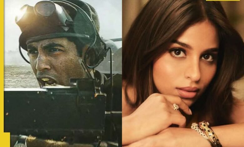 La primera película del cine, Ikis, es el primer póster de Nanda, se rumorea que su novia Suhana Khan lo anima. La primera película del cine, Ikis, es el primer póster de Nanda, se rumorea que su novia Suhana Khan lo anima.