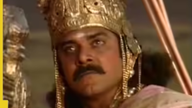 Bhima Praveen Kumar le rompió los dedos a Carn en el Mahabharata de BR Chopra, el difunto actor resultó gravemente herido.
