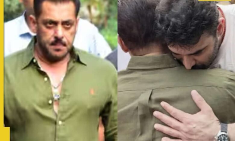 Salman Khan se une al funeral de Pankaj Dhir Salman Khan se une al funeral de Pankaj Dhir