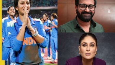 Rishabh Shetty, Kareena Kapoor y Manoj Bajpayee elogian al equipo de India por su persecución récord contra Australia para llegar a la final de la Copa del Mundo: ‘Kamal Kar Diya’ Rishabh Shetty, Kareena Kapoor y Manoj Bajpayee elogian al equipo de India por su persecución récord contra Australia para llegar a la final de la Copa del Mundo: ‘Kamal Kar Diya’