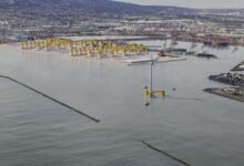 El puerto de Long Beach recibe  millones para Pier Wind