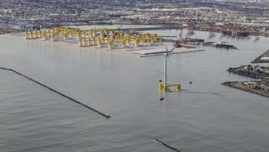 El puerto de Long Beach recibe  millones para Pier Wind